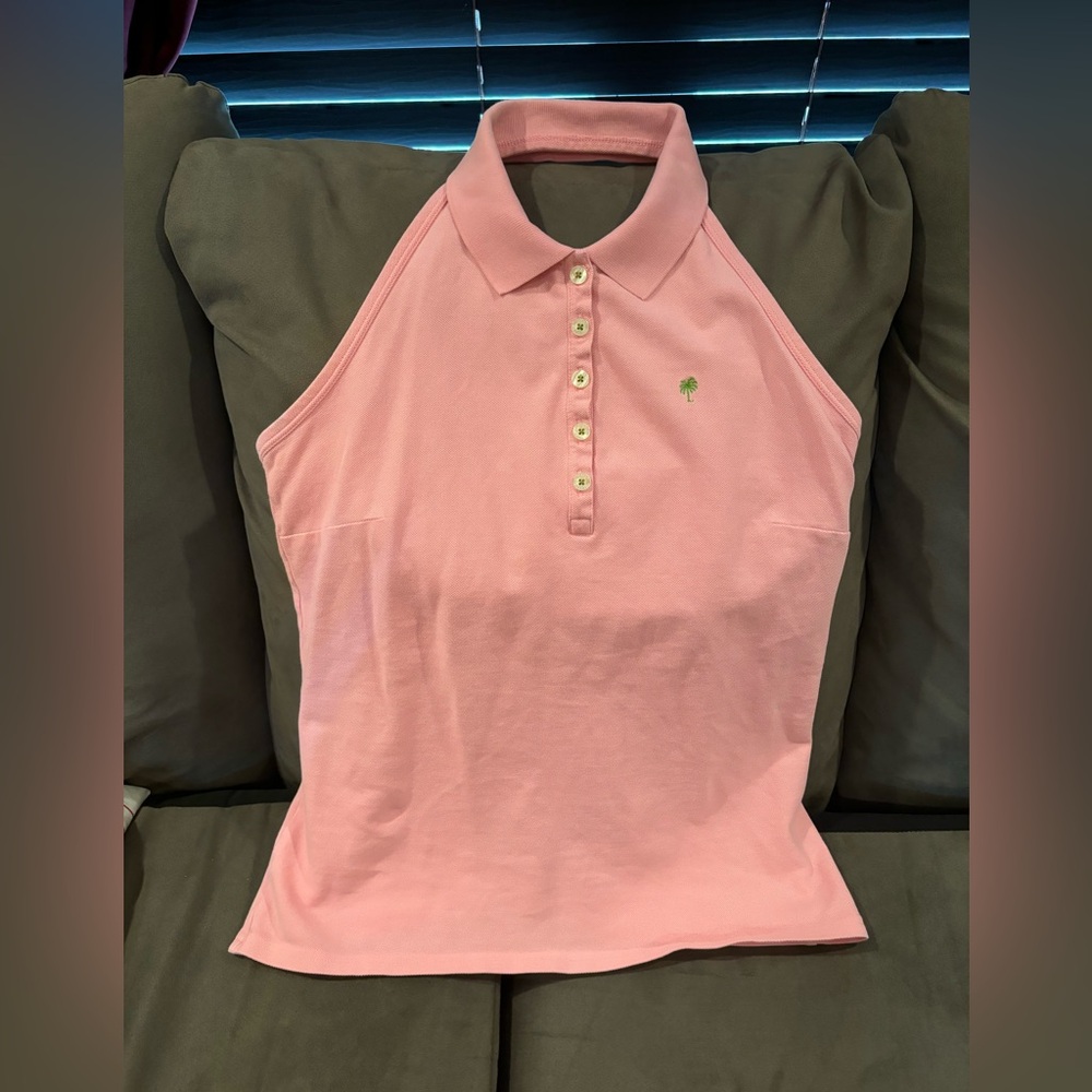 Lily Pulitzer sleeves polo